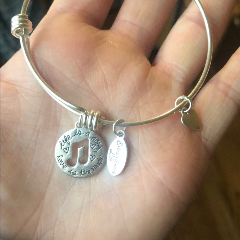 Extraordinary Life Bracelet Silver ! Music